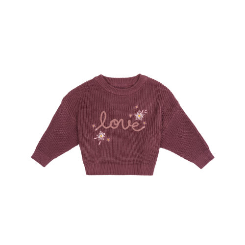 Modern Moments by Gerber Baby Girl Sibling Matching Sweater, Sizes 0/3 Months - 24 Months