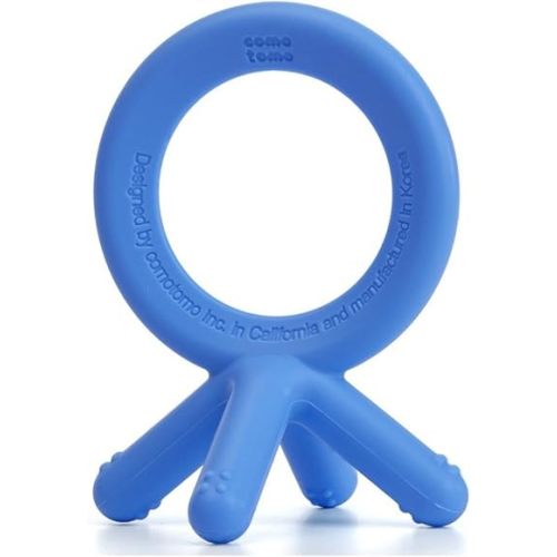 Comotomo | Silicone Baby Teether | Blue, Pack of 1