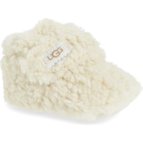 UGG® Bixbee Bootie, 2/3 M- Only 1 left, Natural Curly Faux Fur