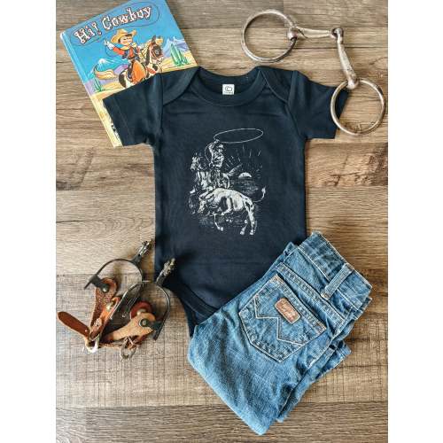 Rustic Roping (Baby, Toddler, & Youth) - Black