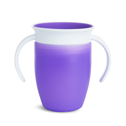 Munchkin® Miracle® 360° Spoutless Trainer Sippy Cup, 7 oz, Purple, Unisex