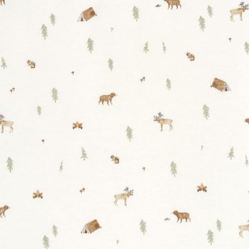 HALO 100% Cotton Sleepsack Swaddle, 3-Way Adjustable Wearable Blanket, TOG 1.5, Campsite, Newborn, 0-3 Months