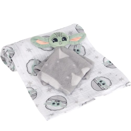 The Child Swaddle Blanket & Lovey Gift Set