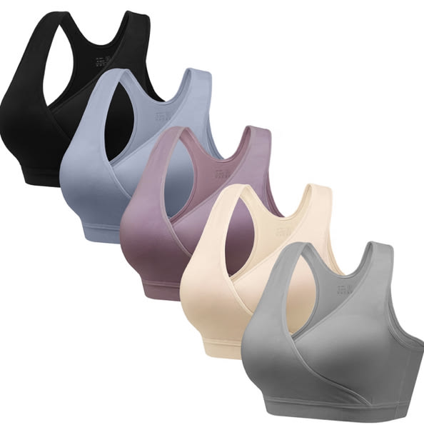 HBselect Maternity Nursing Sleep Bra for Breastfeeding Wireless Bralette