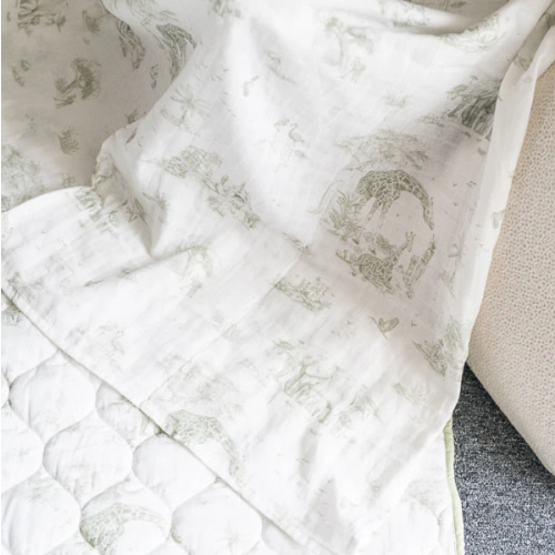 Safari Toile X-Large Muslin Swaddle