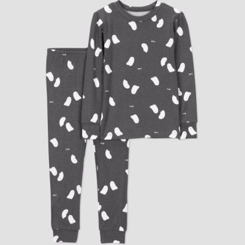 Carter's Just One You® Toddler 2pc Short Sleeve Comfy Soft Ghosts Pajama Set - Black