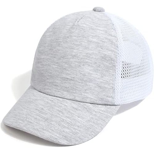 Baby Baseball Cap with Mesh Toddler Baseball Hat Infant Baseball Cap Baby Sun Summer Hat for Kids White 0-12 Months
