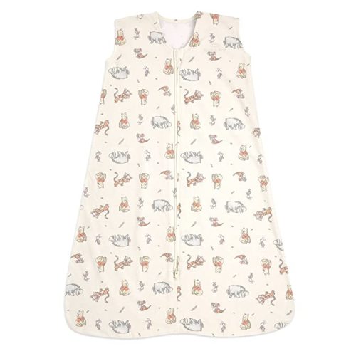 HALO Disney Sleepsack, 100% Cotton Wearable Blanket, Swaddle Transition Sleeping Bag, TOG 0.5, Winnie Frolic, Medium, 6-12 Months - Medium (Pack of 1)