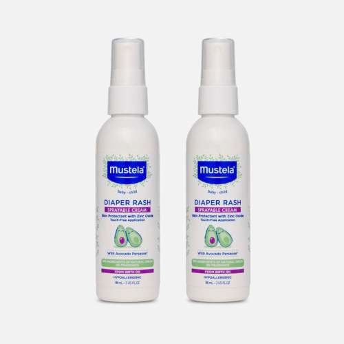 Mustela Diaper Rash Sprayable Cream, 3 fl oz. (2-Pack)