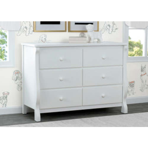 Canton / Eclipse 6 Drawer Dresser with Interlocking Drawers | Delta Children