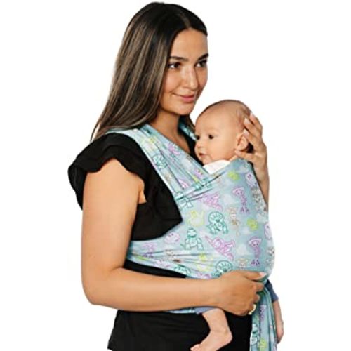 Moby Wrap Baby Carrier | Featherknit | Baby Wrap Carrier for Newborns & Infants | Baby Gift | Keeps Baby Safe & Secure | Disney and Pixar's Toy Story Forever Friends