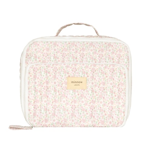 Antique floral coated lunchbox
