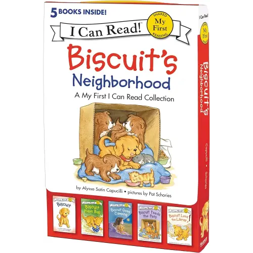 Biscuit's Neighborhood: 5 Fun-Filled Stories in 1 Box! (My First I Can Read)