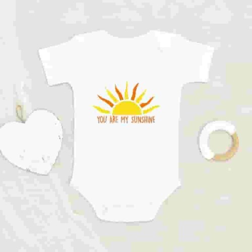 Newbabywishes - You're My Sunshine Sun Rays Baby Clothes - Cute Unique Clothes