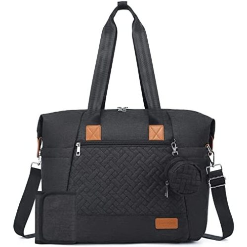 LOVEVOOK Diaper Bag Tote, Large Baby Diaper Bag Waterproof Travel Diaper Tote with Changing Pad