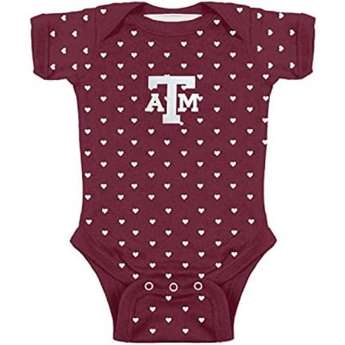 Two Feet Ahead Hearts Baby Bodysuit Creeper Baby Girl Clothes Newborn Infants Sizes 0-3M 6M 12M