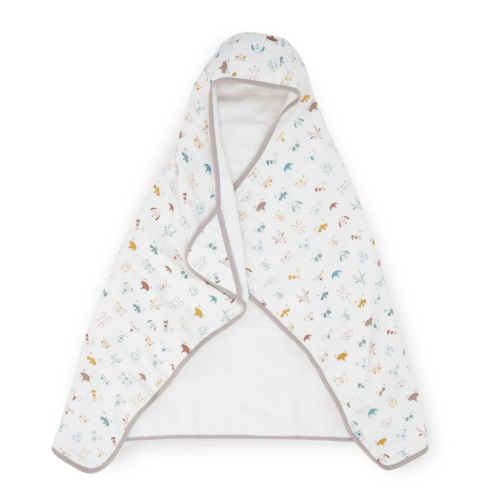 Toddler Hooded Towel - Animal Crowd