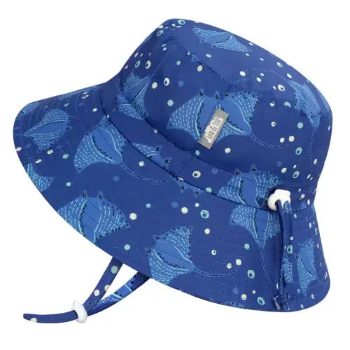 Kids Water Repellent Bucket Hats | Manta Ray | 6 to 24 Months
