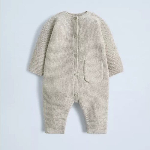 GARTER STITCH JUMPSUIT - Sand / Marl | ZARA United States