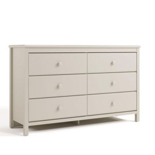 Storkcraft Alpine 6-Drawer Dresser Frosted Oat