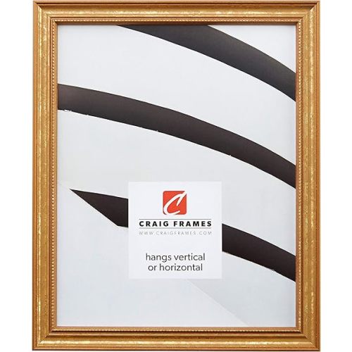 Craig Frames 314GD 24 by 36-Inch Picture Frame, Ornate Finish, .75-Inch Wide, Ornate Gold