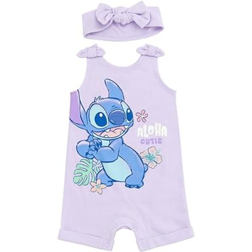 Disney Lilo & Stitch Romper and Headband Newborn to Toddler