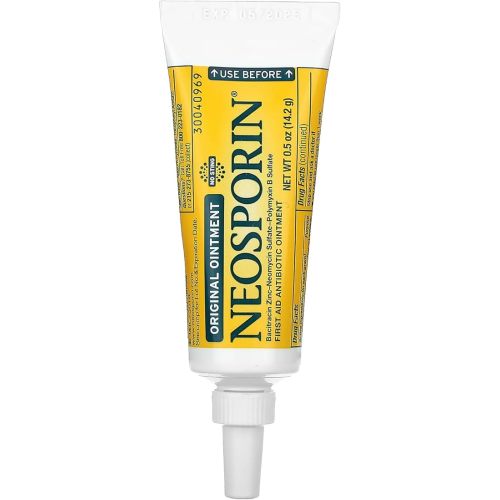 Neosporin Original Antibiotic Ointment, 24-Hour Infection Prevention for Minor Wound, .5 oz