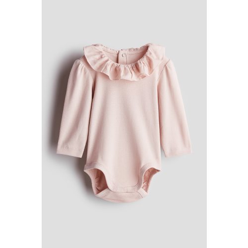 Bodysuit with Ruffle Collar