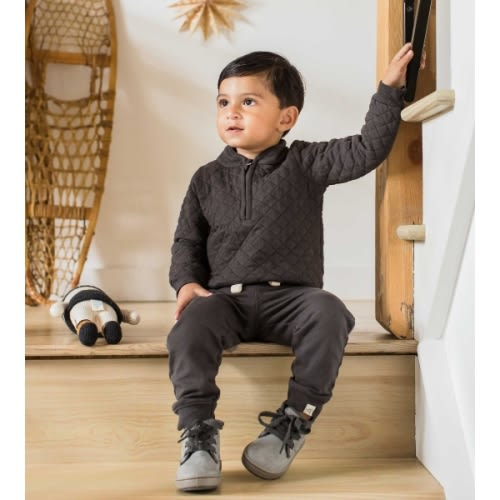 Holiday Quilted Organic Cotton Set - 0-3 Months