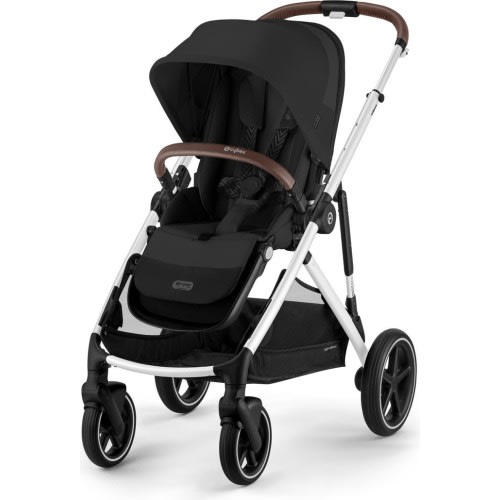 CYBEX Gazelle S Single to Double Stroller, Moon Black