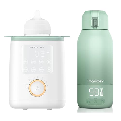Momcozy Nutri Bottle Warmer & Momcozy Portable Milk Warmer for Travel