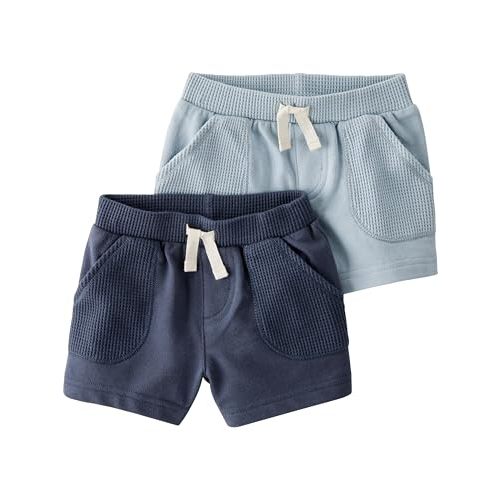 little planet by carter's Baby 2-Pack Shorts Made with Organic Cotton