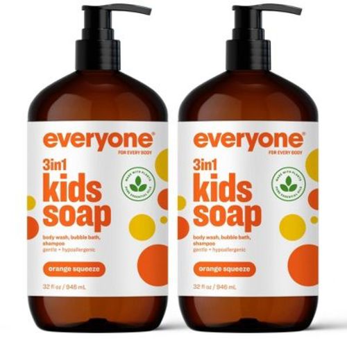 Everyone Kids 3in1 Soap - Orange Squeeze - 32 oz/2pk