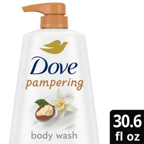 Dove Beauty Pampering Body Wash Pump - Shea Butter & Vanilla - 30.6 Fl Oz
