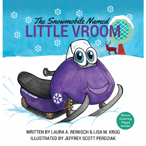 Children's Book - The Snowmobile Named Little Vroom – Snowmobaby