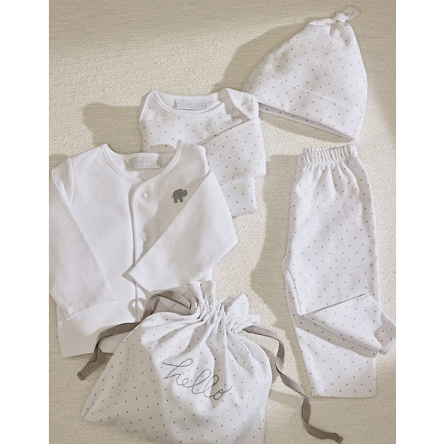 Organic Cotton Hello Baby Gift Set (0–6mths) | Baby Gift Sets | The White Company US
