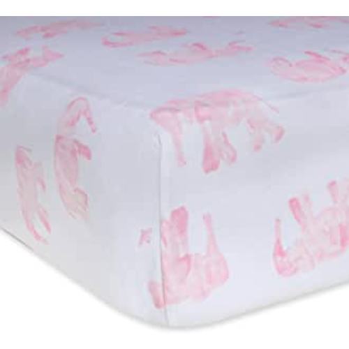 Amazon.com : Burt's Bees Baby - Fitted Crib Sheet, Girls & Unisex 100% Organic Cotton : Baby