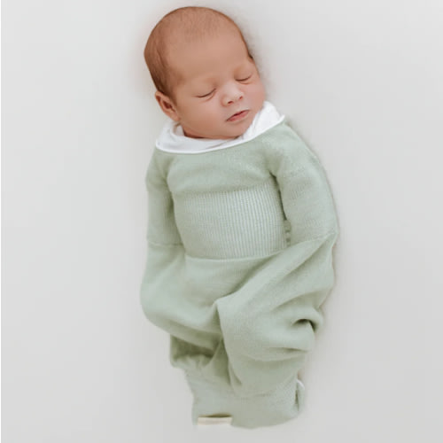 Bamboo Pure Mint Swaddle Sleep Sack - Small ( 6-12 pounds)
