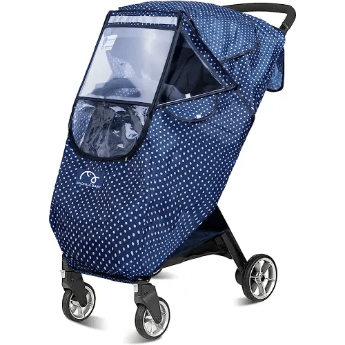 Stroller Rain Cover,Stroller Cover for Winter,Universal Stroller Accessory,Waterproof,Windproof,Breathable,Protect from Rain Wind Snow,Cold,Baby Travel Weather Shield