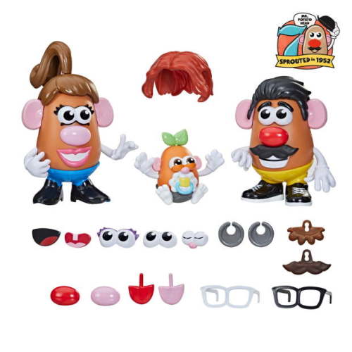 Potato Head Create Your Potato Head Family Kids Toy For Boys and Girls (45 Count)