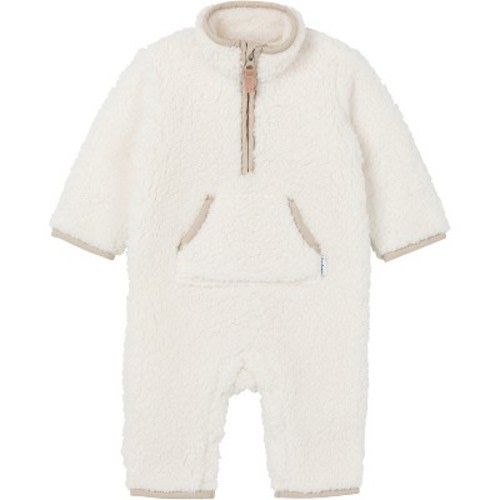 Gerber Baby Gender Neutral Fleece Romper - Ivory - 18 Months