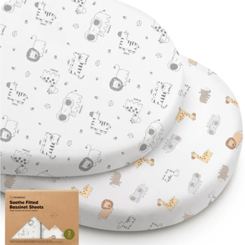 2-Pack Soothe Fitted Bassinet Sheets