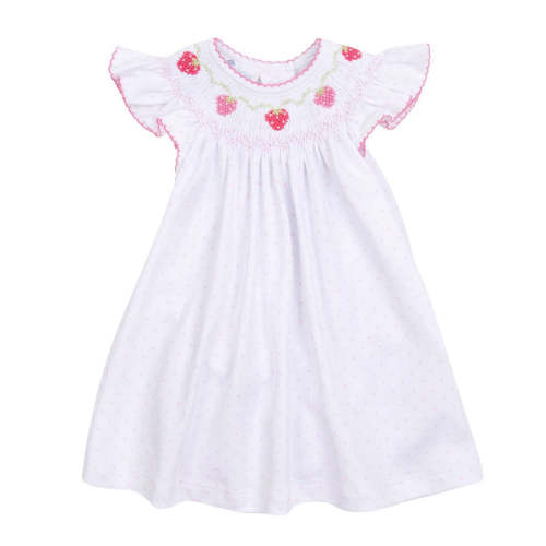 Strawberry Patch Bishop Dress