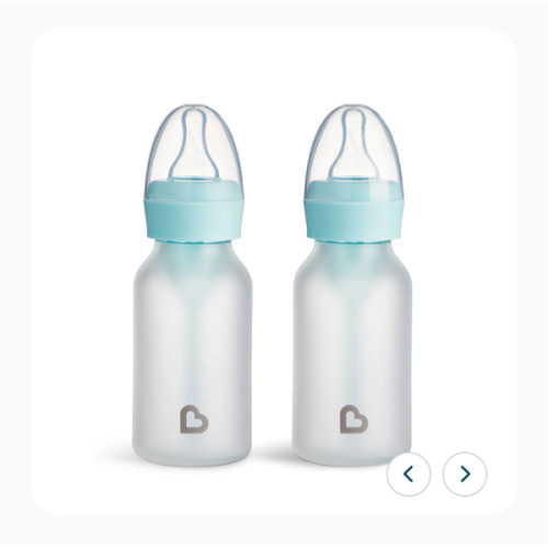 Bond® Silicone Glass Bottle 4oz or 8oz, 2pk | Munchkin