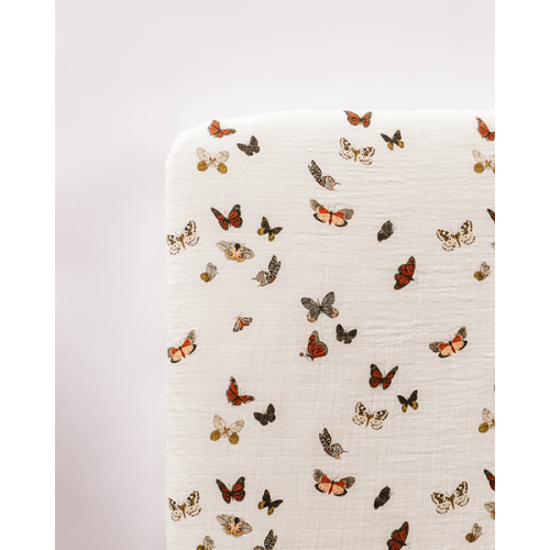 Butterfly Migration Crib Sheet