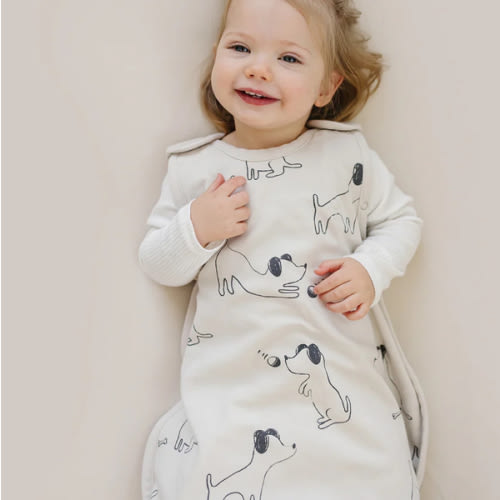 4 Season® Ultimate Baby Sleep Bag, Merino Wool & Organic Cotton, Puppy