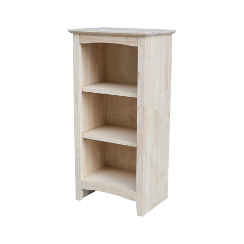 Gracie Oaks Bodenheim 18" W Solid Wood Standard Bookcase & Reviews | Wayfair
