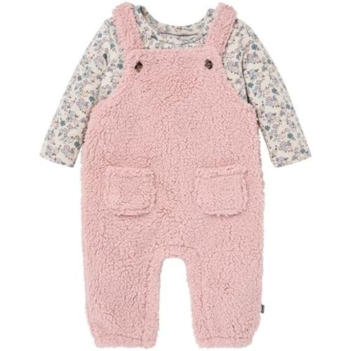 Modern Moments by Gerber unisex-baby 2-piece Microplush Overall Set