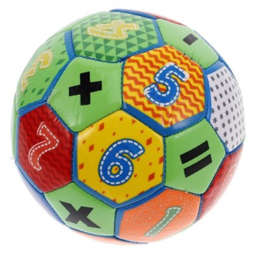 MINLIXIN Colorful Educational Soccer Ball For Kids Math Baby Inflatable Football With Numbers Toddler Soccer Toy For Early Learnings Indoor Play