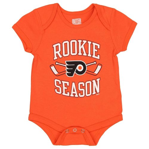 Outerstuff NHL Infant Short Sleeve Rookie Season Creeper Bodysuit (0M - 9M)